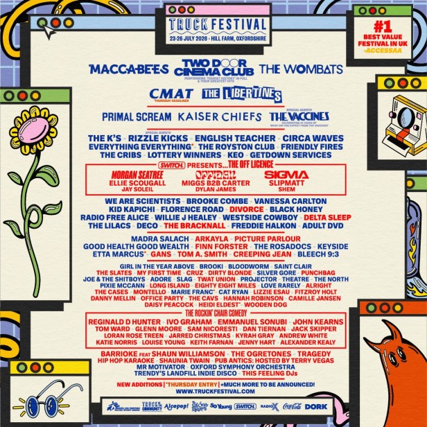 TRUCK FESTIVAL 2026: SECOND WAVE LINE-UP&nbsp;ANNOUNCEMENT