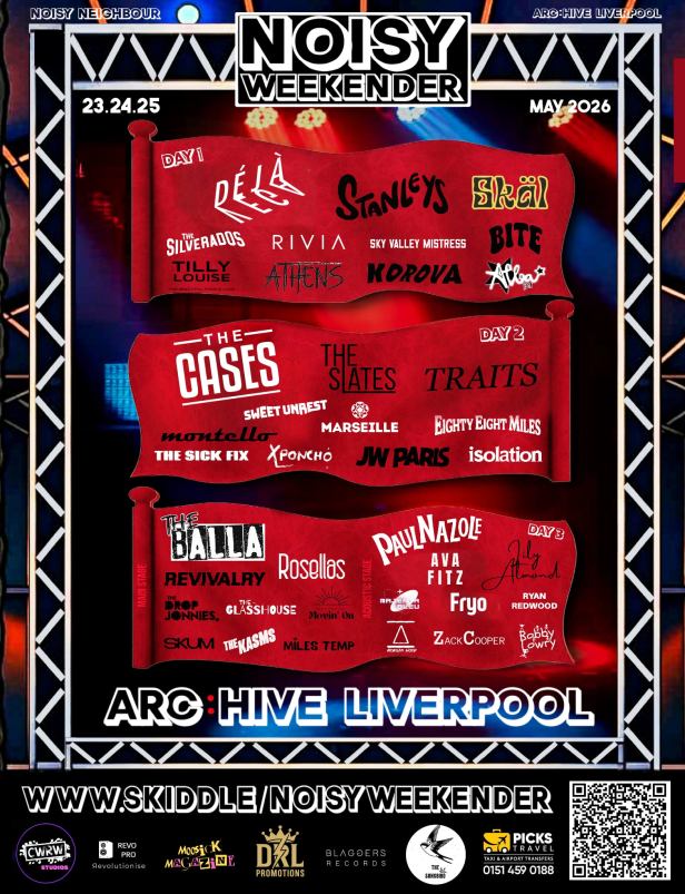 NOISY WEEKENDER TAKES OVER LIVERPOOL’S BALTIC TRIANGLE THIS MAY BANK&nbsp;HOLIDAY